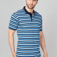 Pique Stripe Regular Fit Pocket Polo