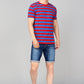 Pique Stripe Tee