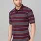 Pique Stripe Regular Fit Pocket Polo