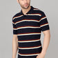 Pique Stripe Regular Fit Pocket Polo