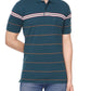 Pique Stripe Regular Fit Pocket Polo