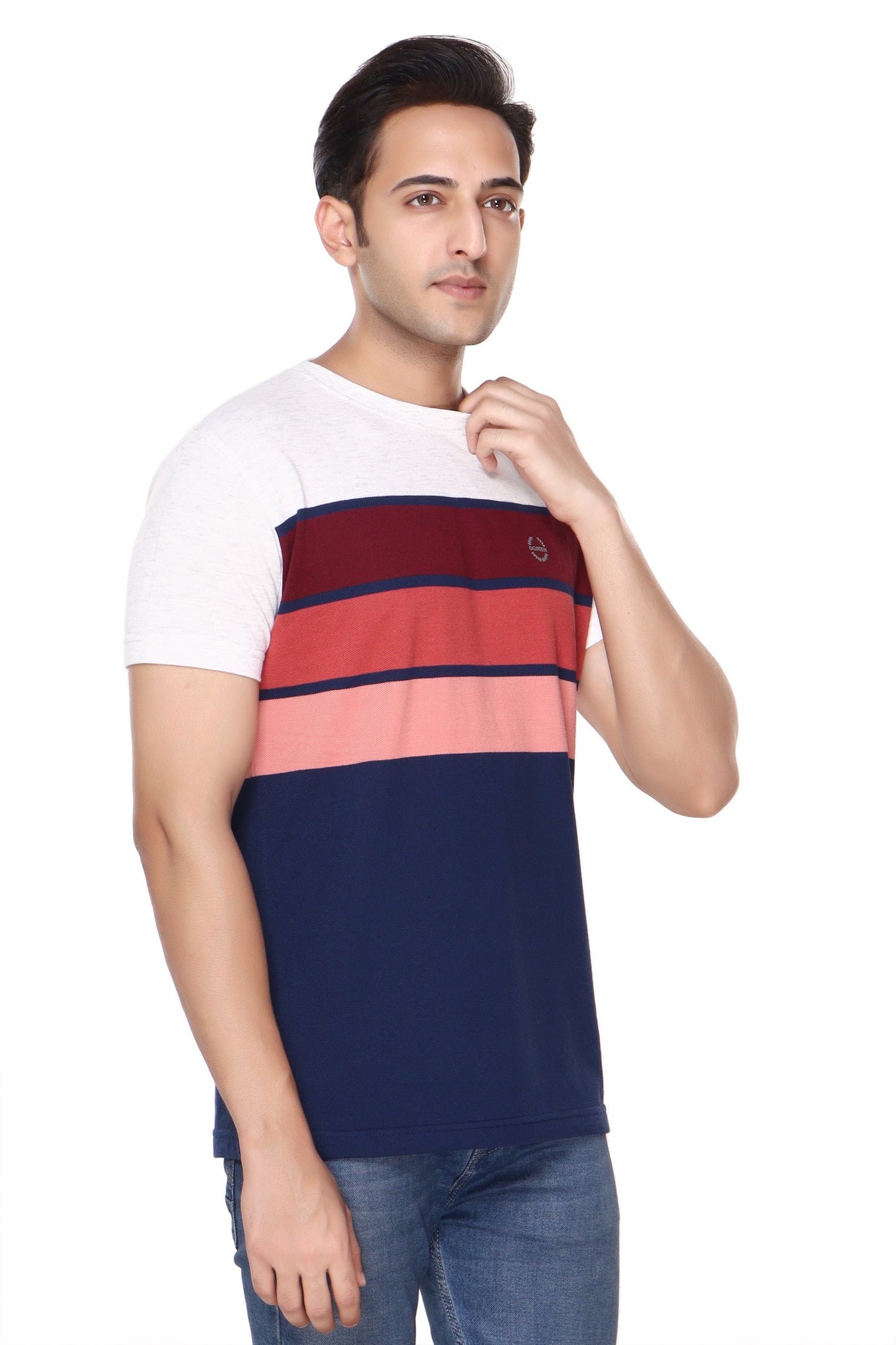 Pique Stripe Tee