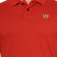 SOLID SHIELD LOGO PIQUE POLO