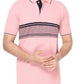 Pique Stripe Regular Fit Pocket Polo