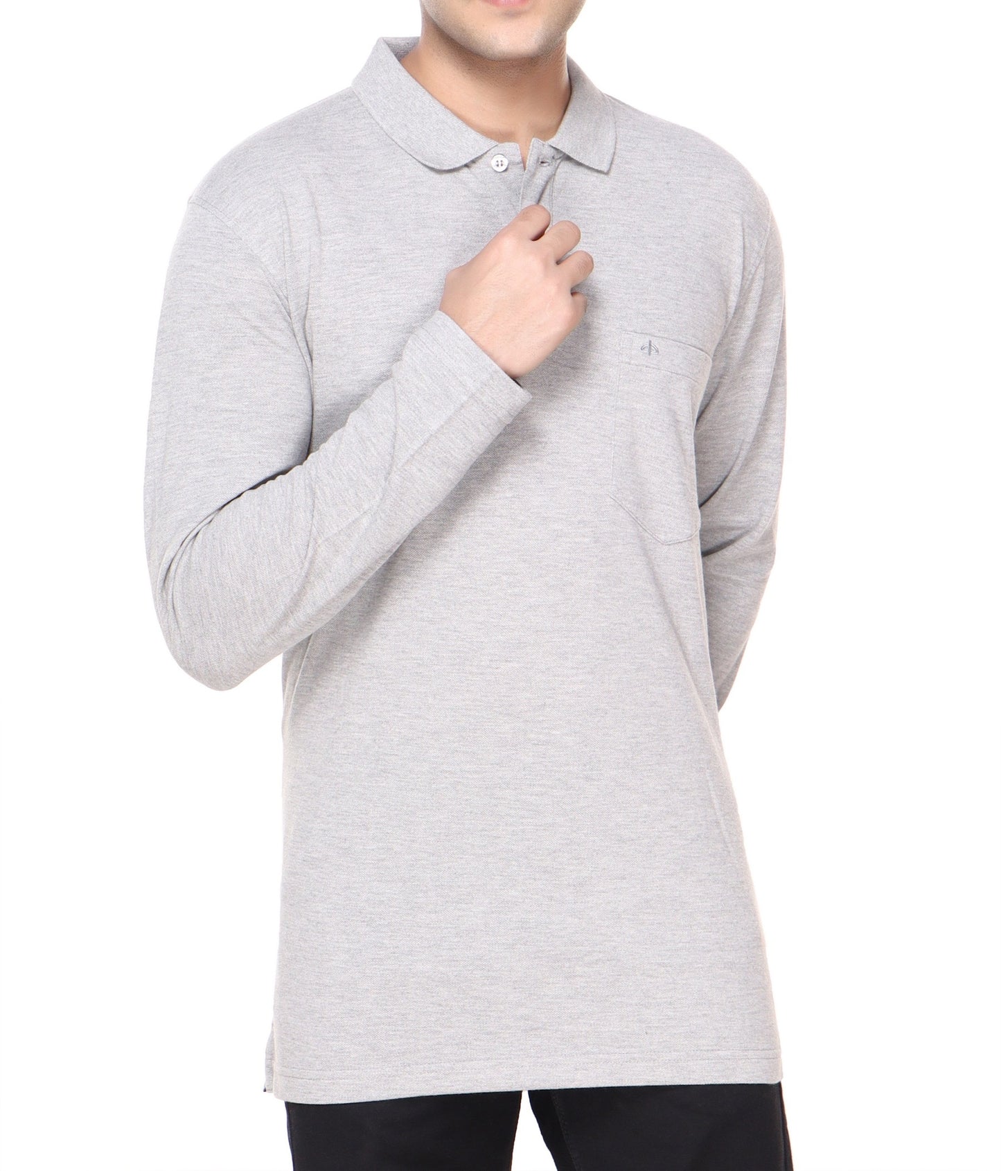 SOLID PIQUE POLO POCKET