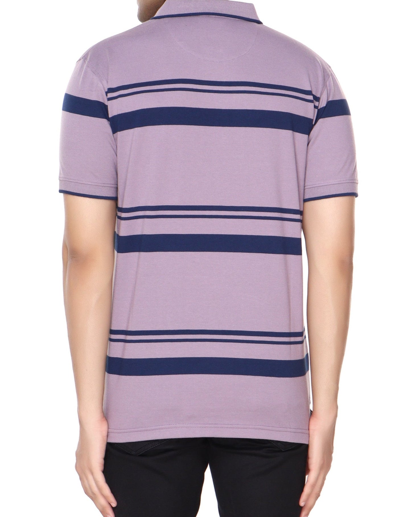 Single Jersey Stripe  Regular Fit Pocket Polo