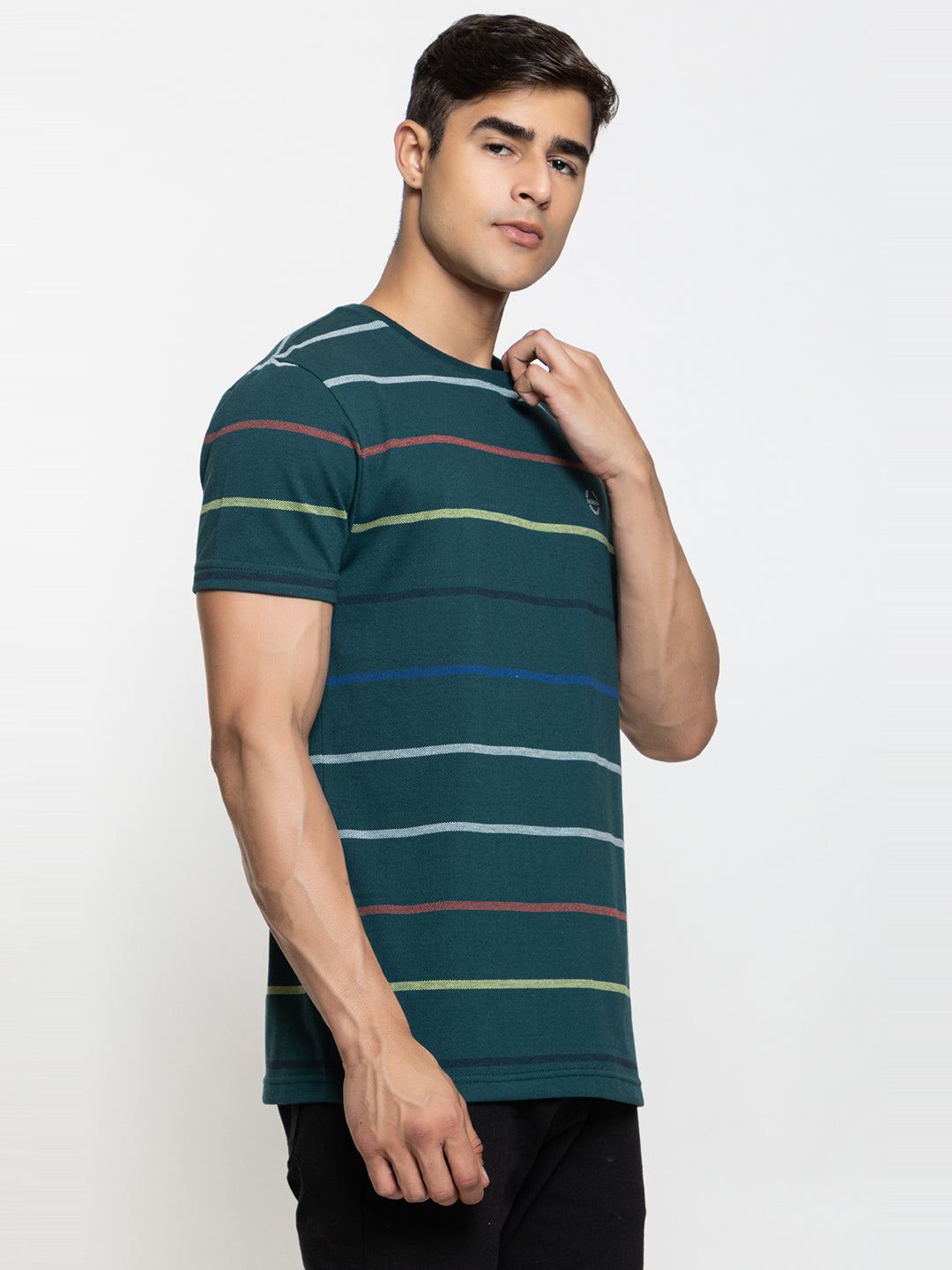 Pique Stripe Tee