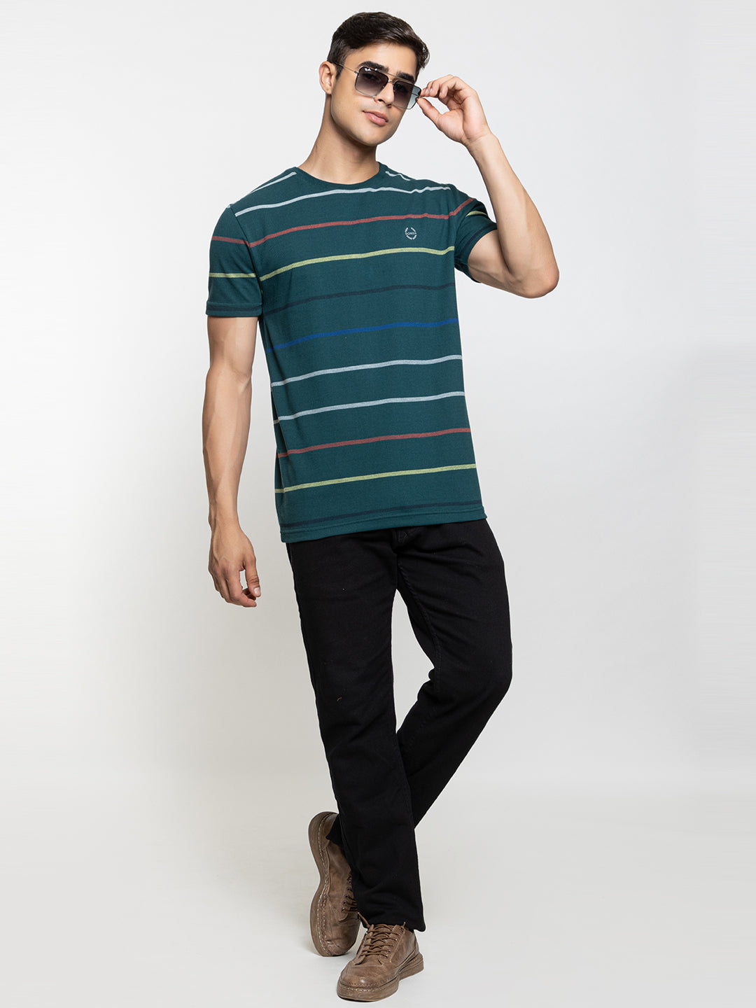 Pique Stripe Tee