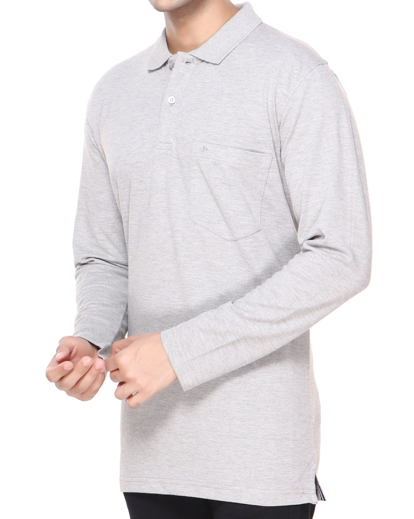 SOLID PIQUE POLO POCKET