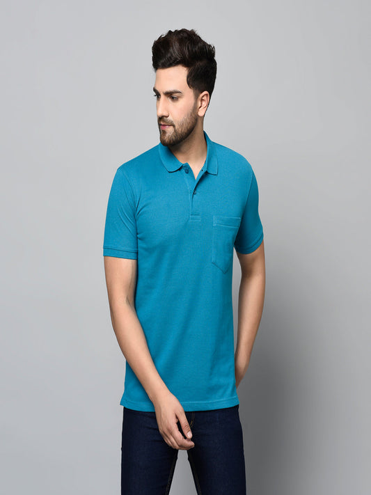 SOLID POCKET POLO REGULAR FIT