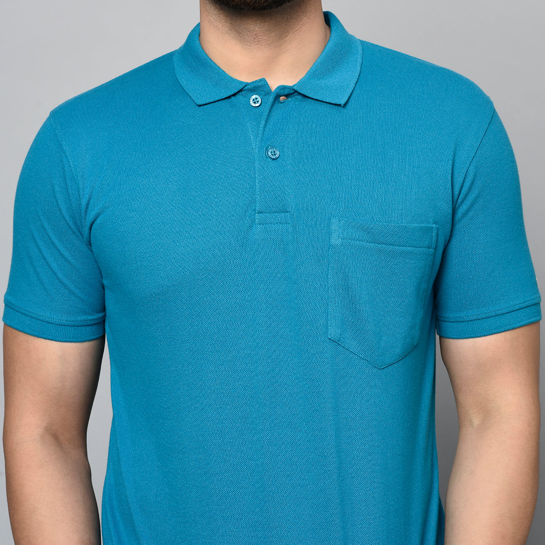 SOLID POCKET POLO REGULAR FIT