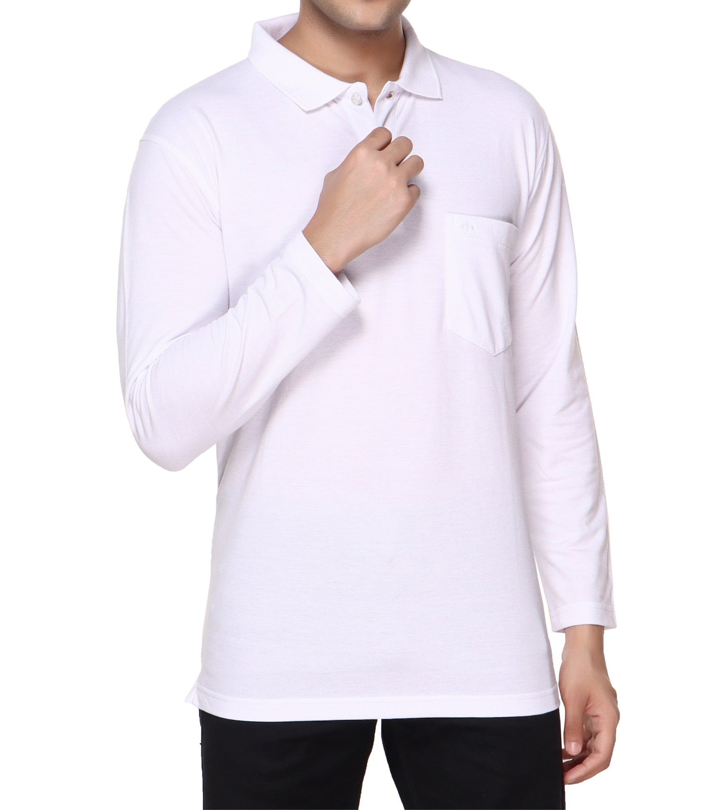 SOLID PIQUE POLO POCKET
