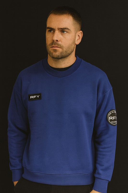 Cotton Oversized Round Neck Sweatshirt