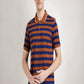 Pique Stripe Regular Fit Pocket Polo