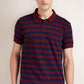 Pique Stripe Regular Fit Pocket Polo
