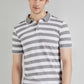 Pique Stripe Regular Fit Pocket Polo