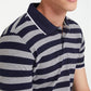 Pique Stripe Regular Fit Pocket Polo