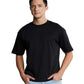 Oversized Cotton Lycra Tee Black