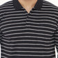 Long Sleeve Stripe Polo