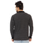 Long Sleeve Stripe Polo