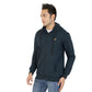 Relaxed Fit Zip-through Fleece Hoodie