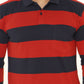 Long Sleeve Stripe Polo
