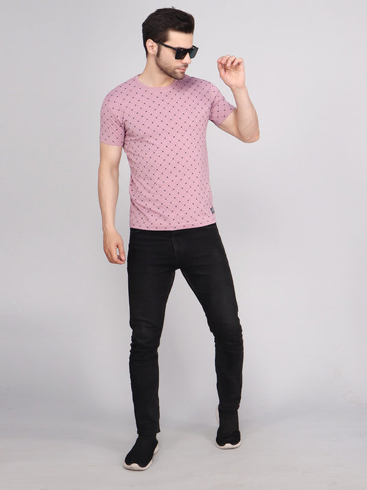 Lycra All Over Print  Tee