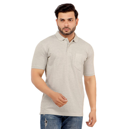 SOLID POCKET POLO REGULAR FIT