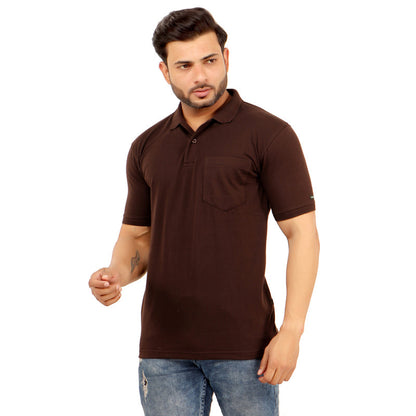 SOLID POCKET POLO REGULAR FIT