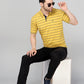 Single Jersey Stripe  Regular Fit Pocket Polo