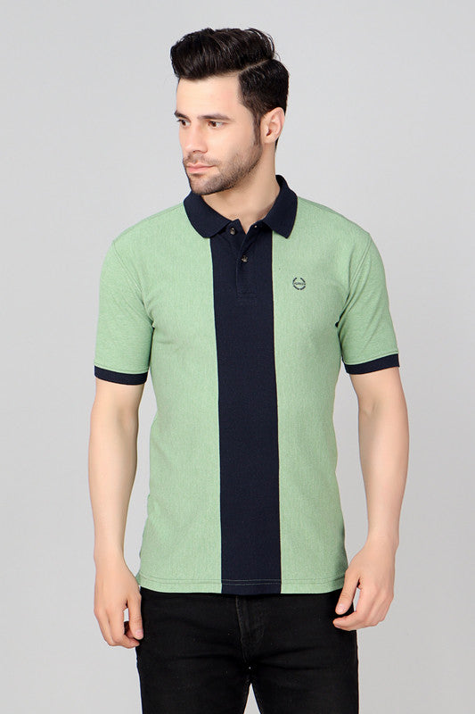 Vertical Stripe Pique Smart Fit Polo