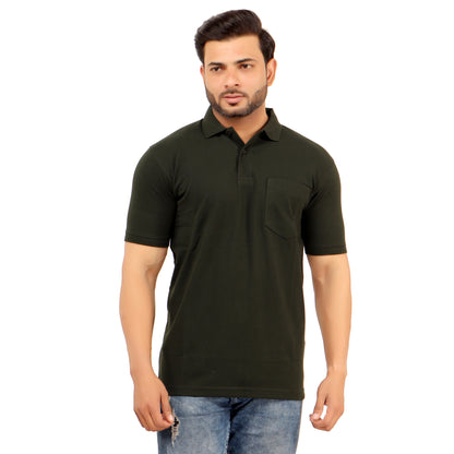 SOLID POCKET POLO REGULAR FIT