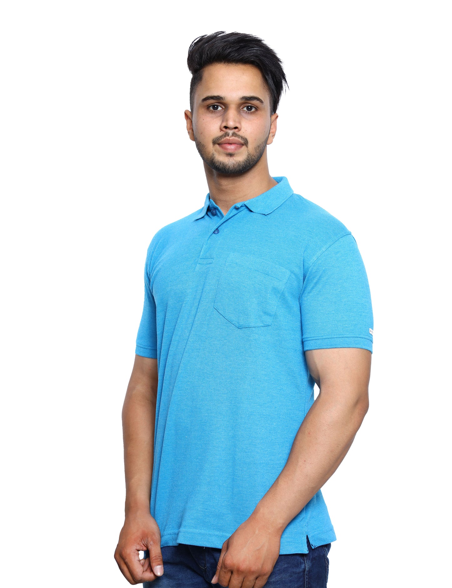 SOLID POCKET POLO REGULAR FIT