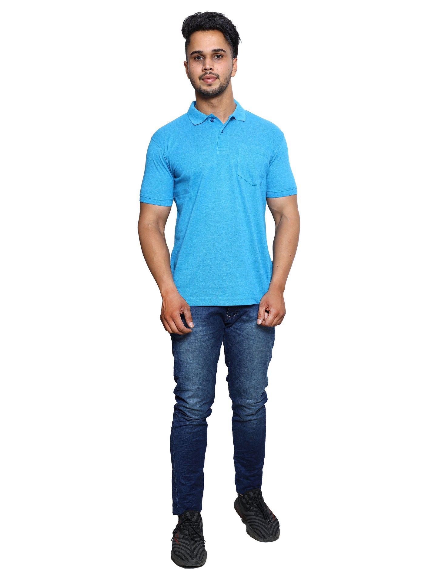 SOLID POCKET POLO REGULAR FIT
