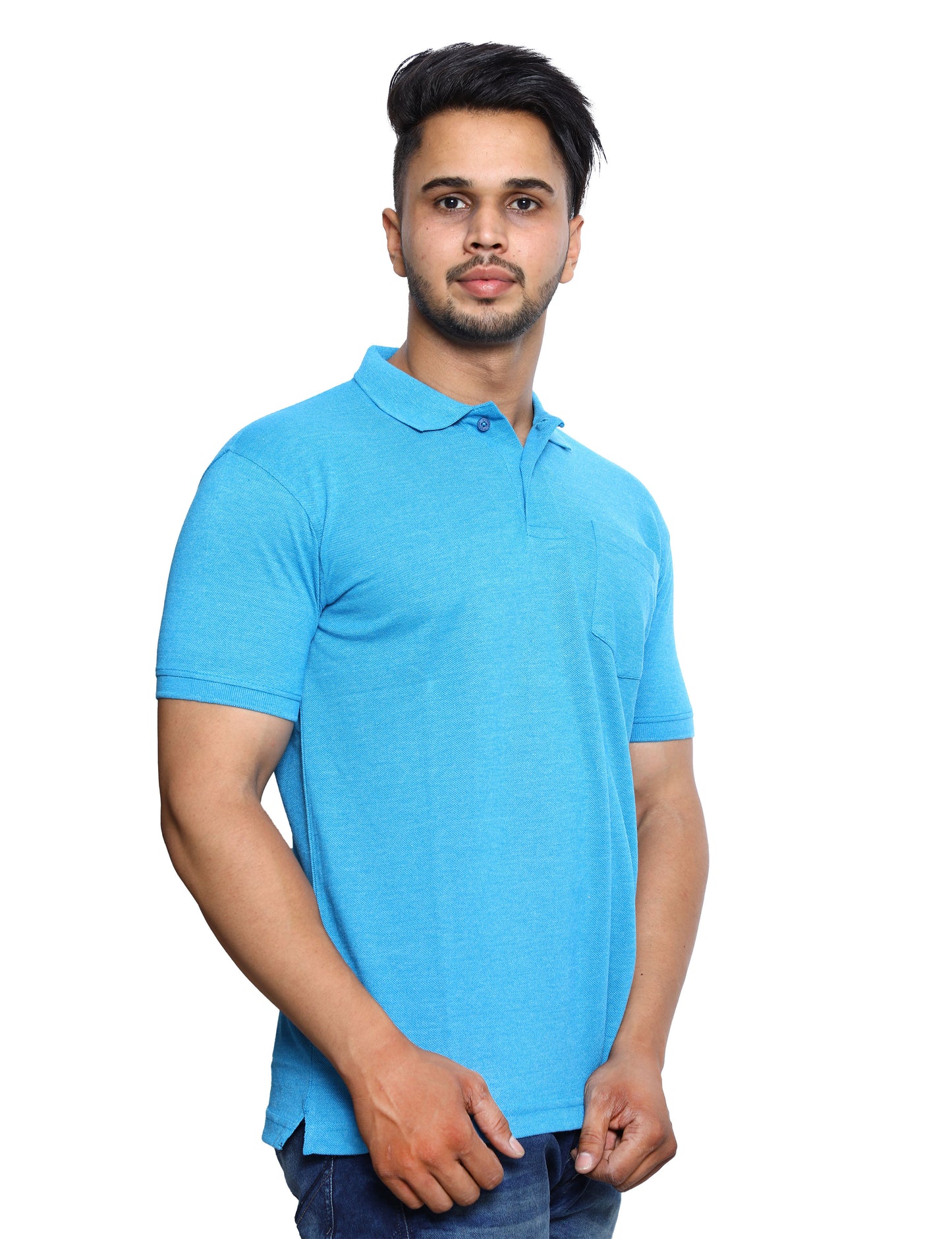 SOLID POCKET POLO REGULAR FIT