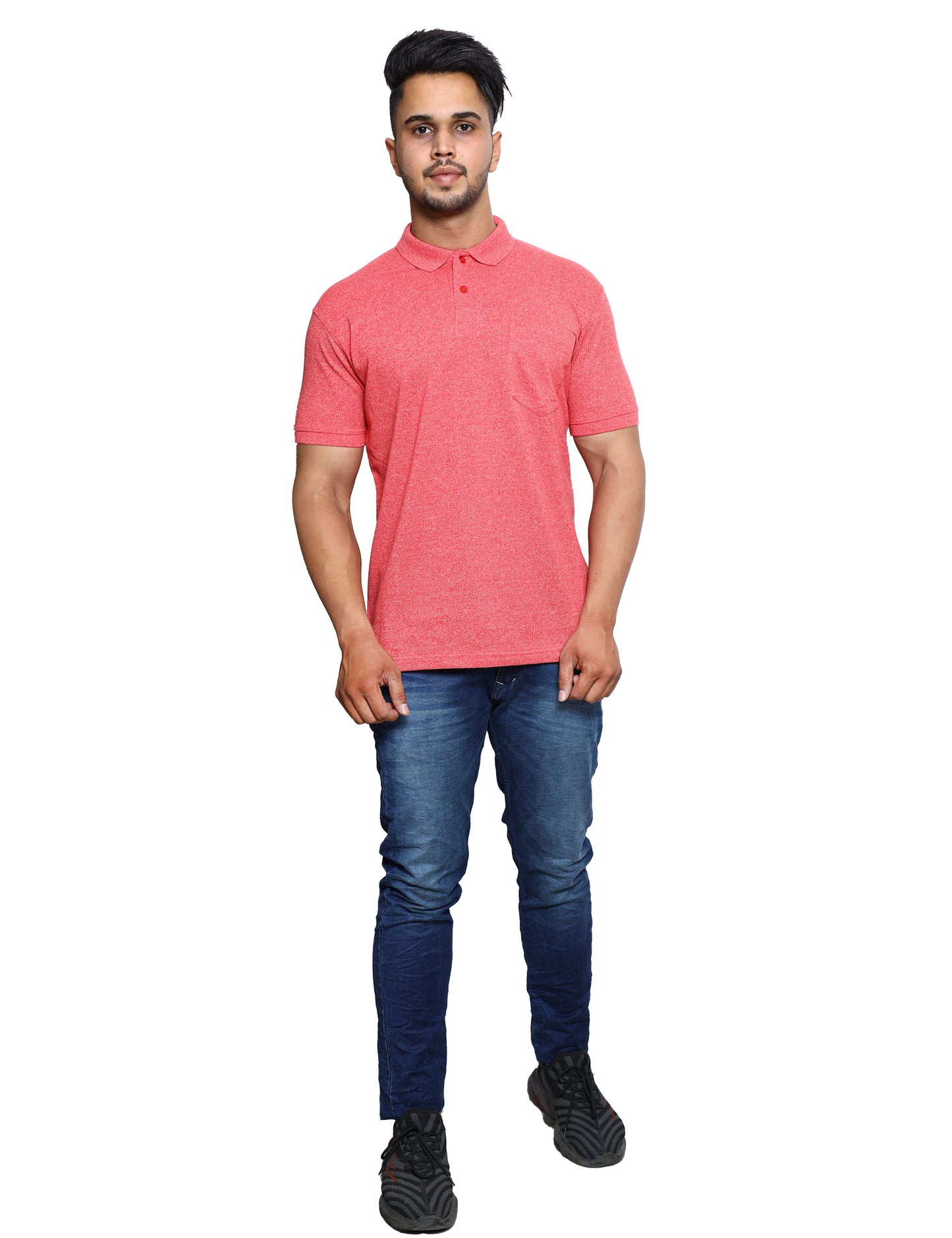 SOLID POCKET POLO REGULAR FIT