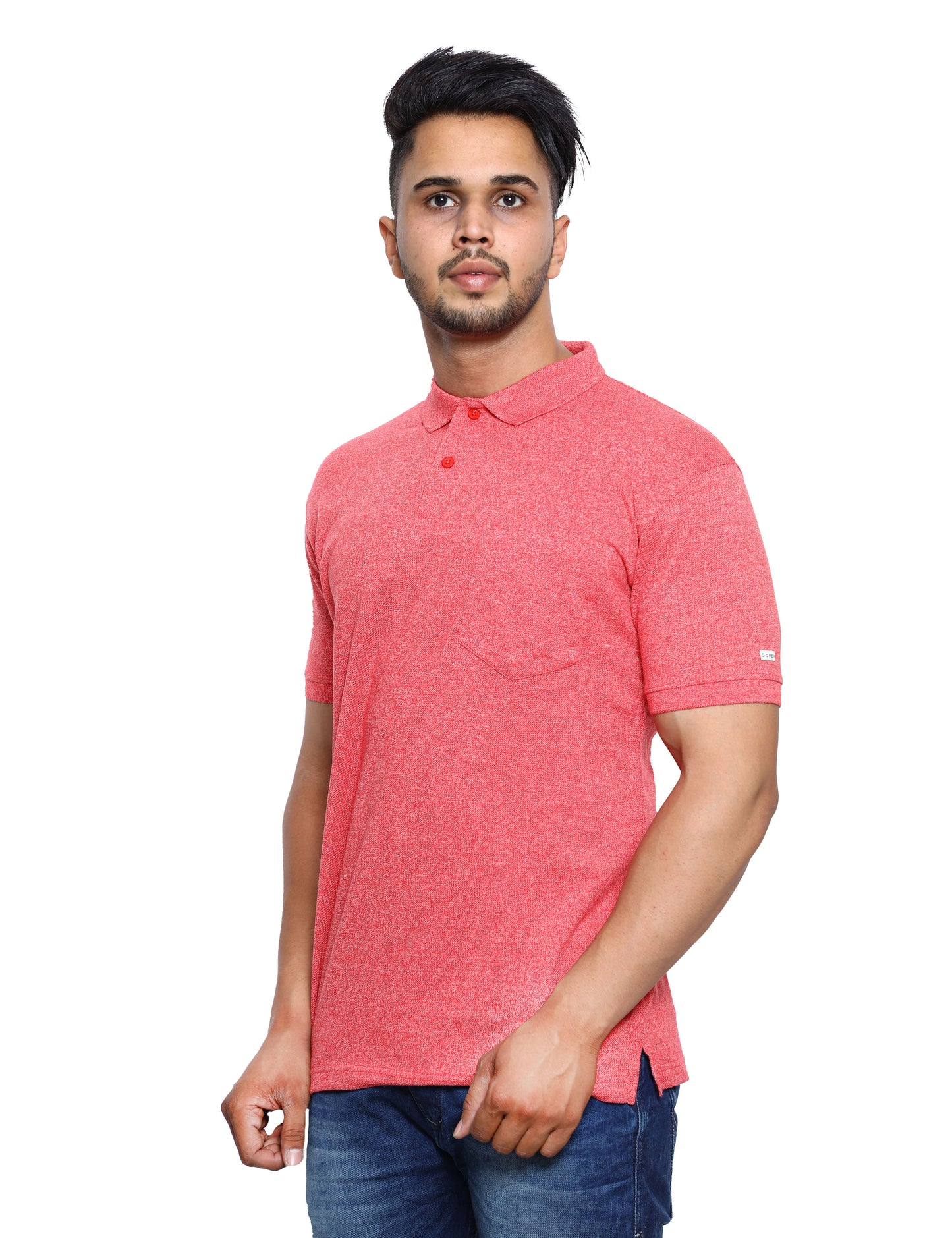 SOLID POCKET POLO REGULAR FIT