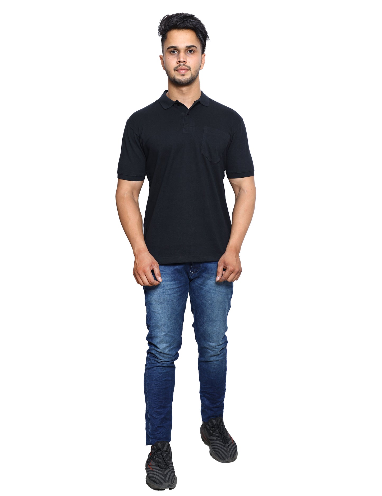 SOLID POCKET POLO REGULAR FIT