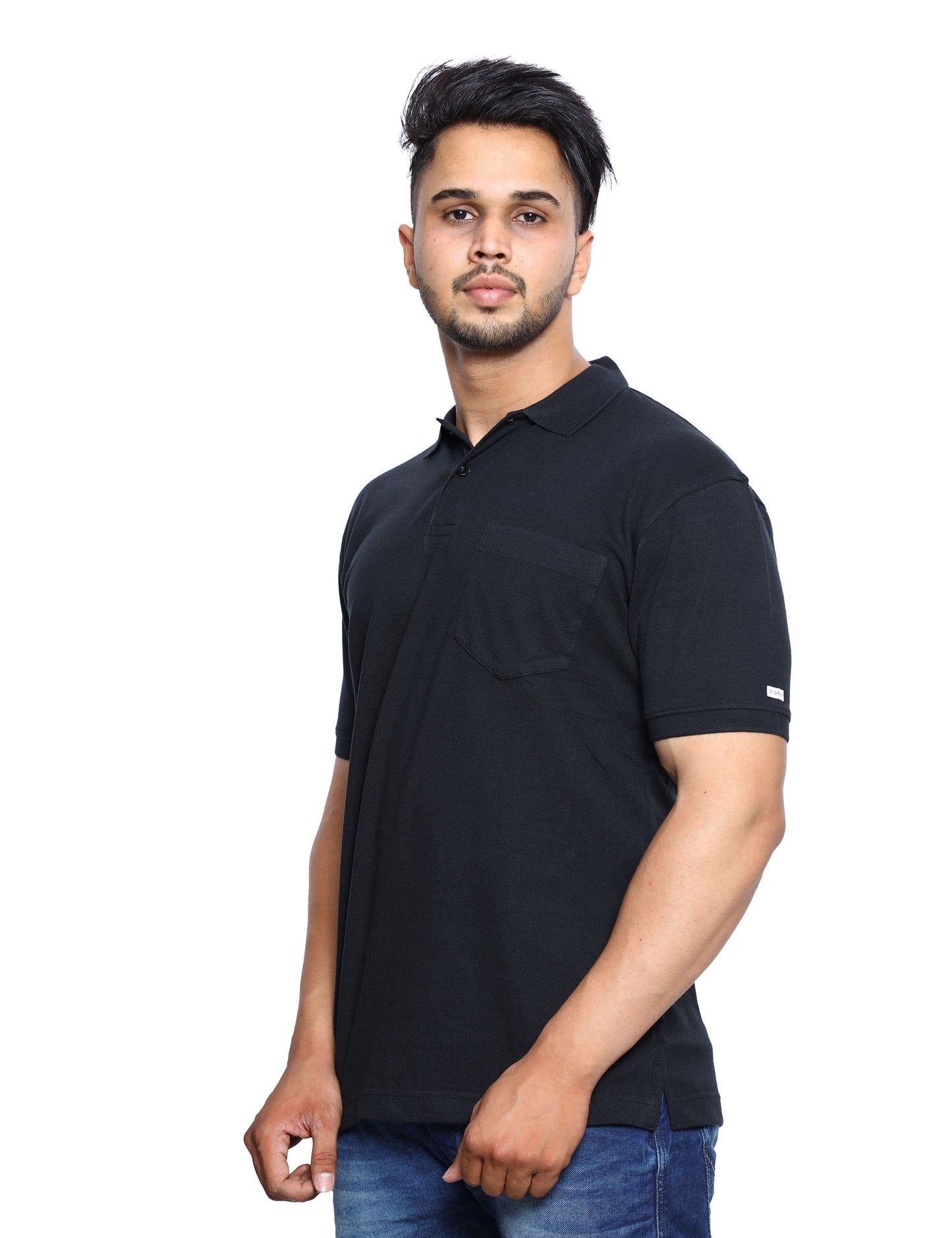 SOLID POCKET POLO REGULAR FIT