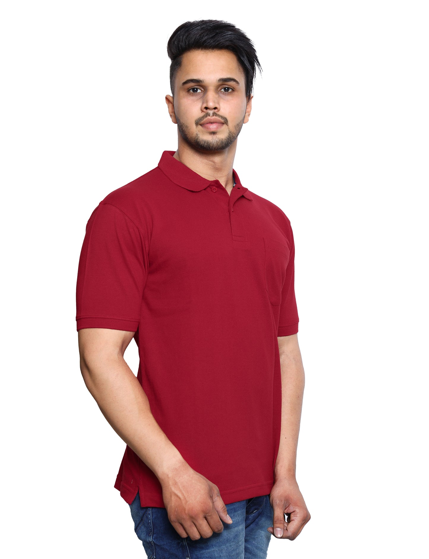 SOLID POCKET POLO REGULAR FIT