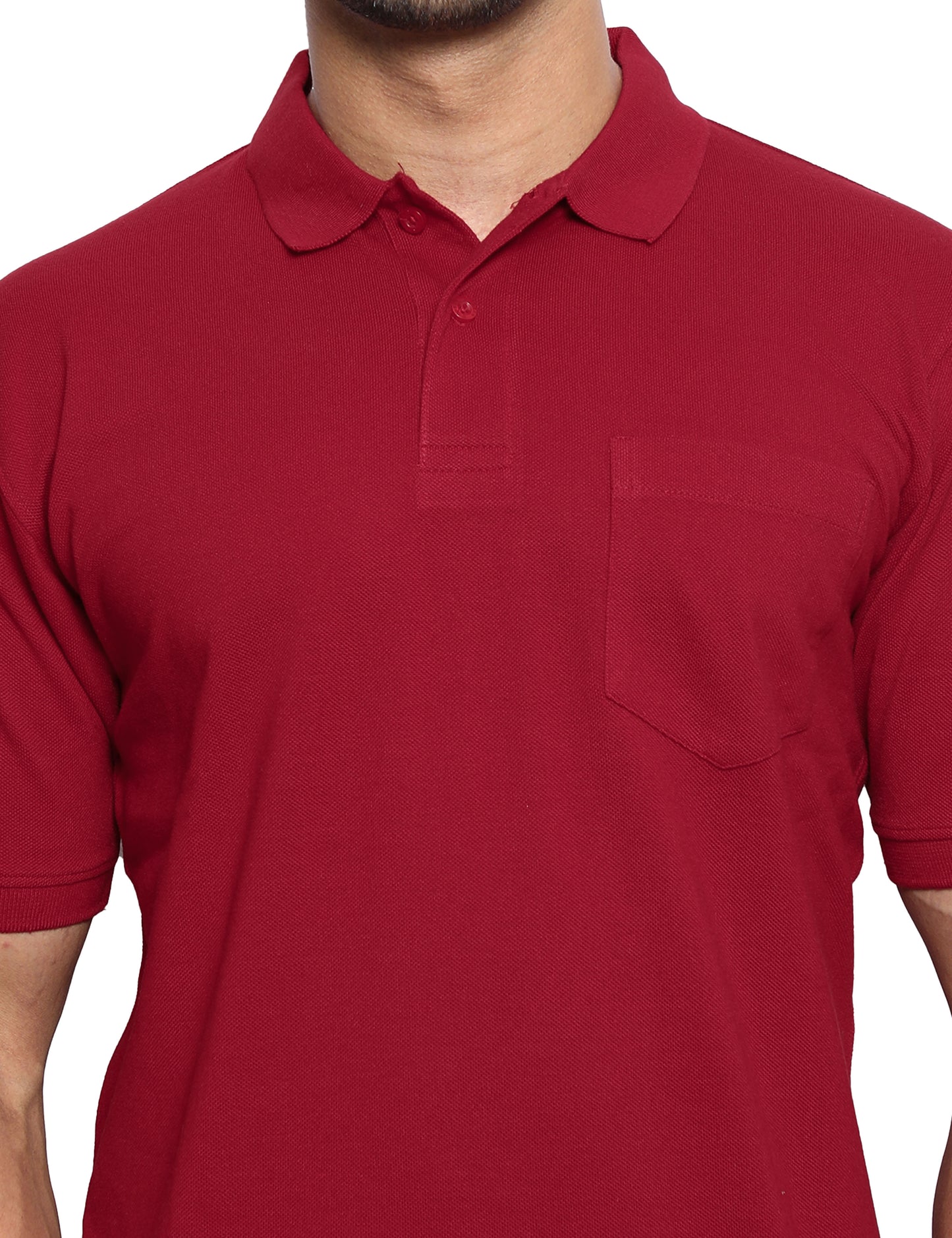 SOLID POCKET POLO REGULAR FIT