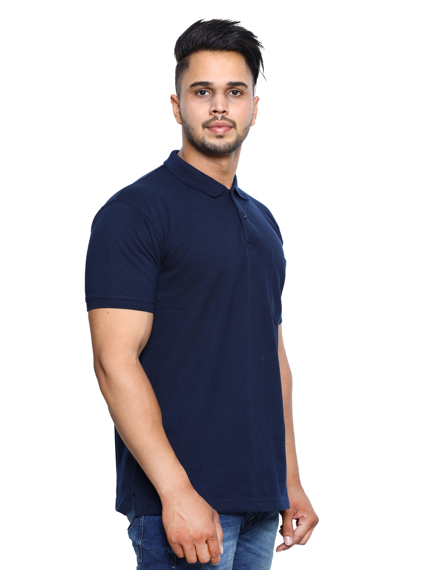SOLID POCKET POLO REGULAR FIT